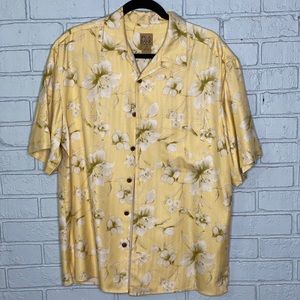 Jos. A. Bank 100% Silk Button Down Hawaiian Shirt
